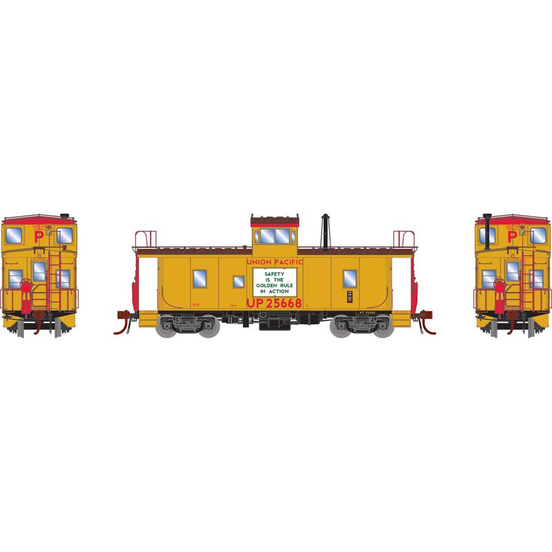 Athearn Genesis HO CA-9 ICC Caboose w/Lights, UP #25668 - ATHG78553