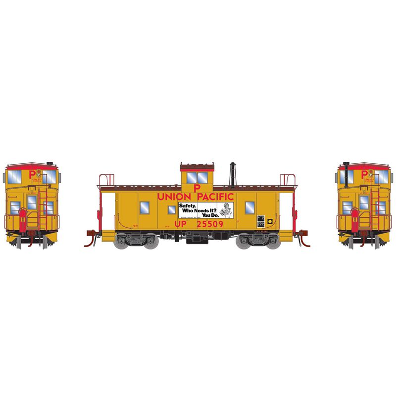 Athearn Genesis HO CA-8 Late Caboose w/Lights, UP #25509 - ATHG78557