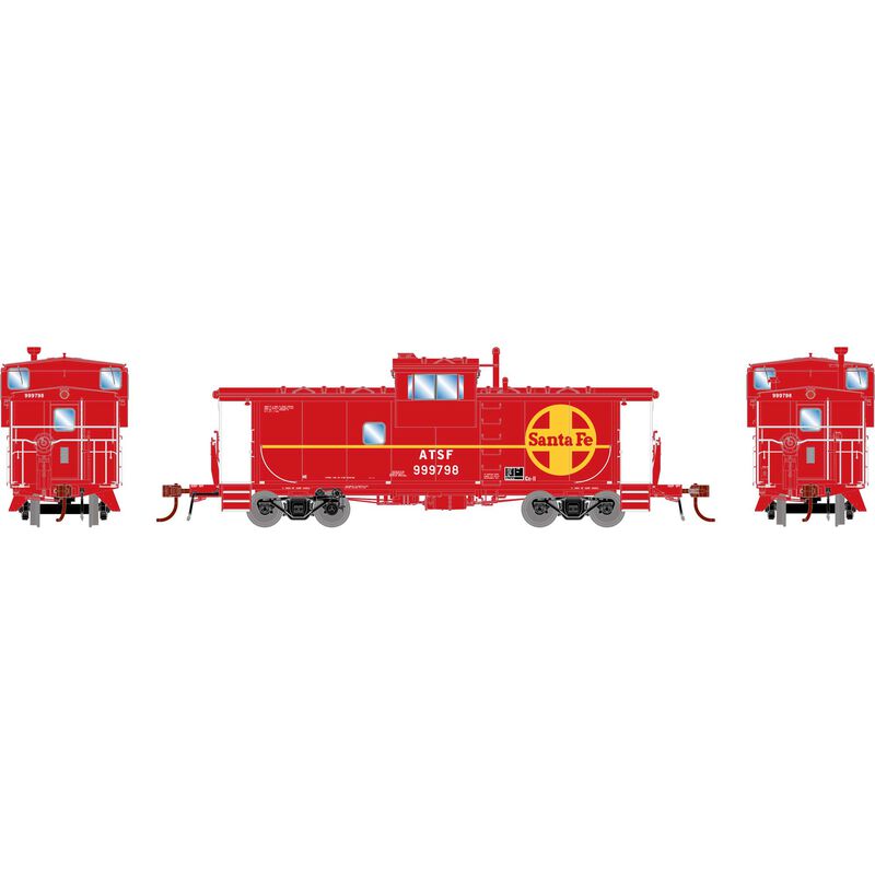 HO CE-11 ICC Caboose w/Lights, SF #999798