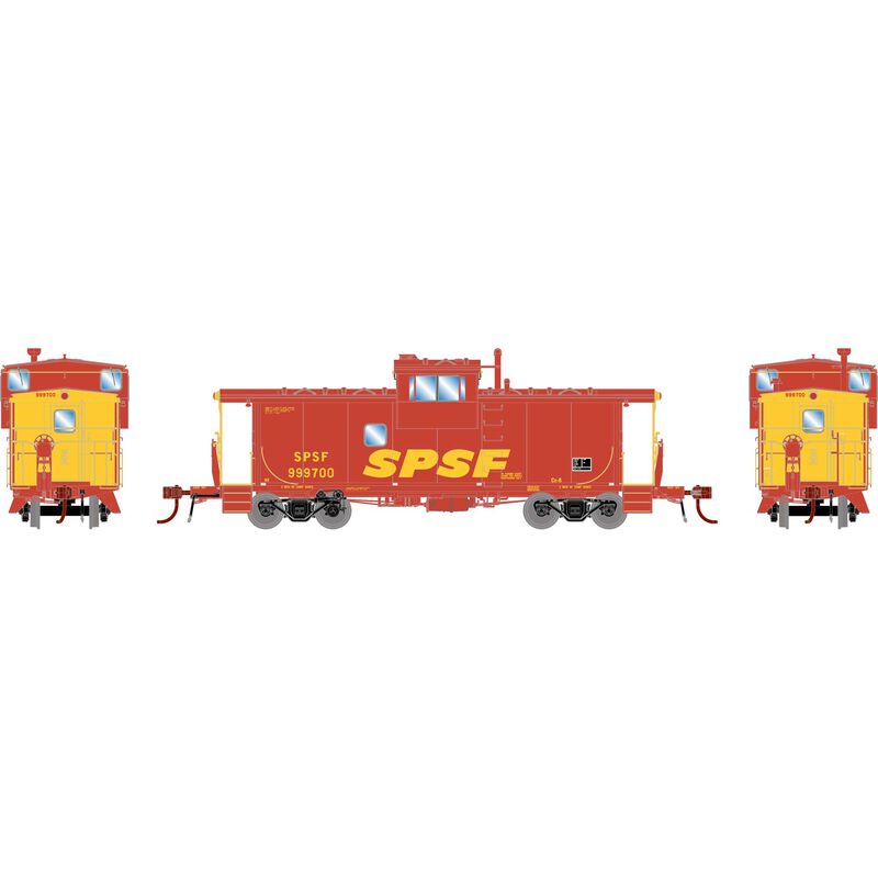 HO CE-8 ICC Caboose w/Lights, SPSF #999700