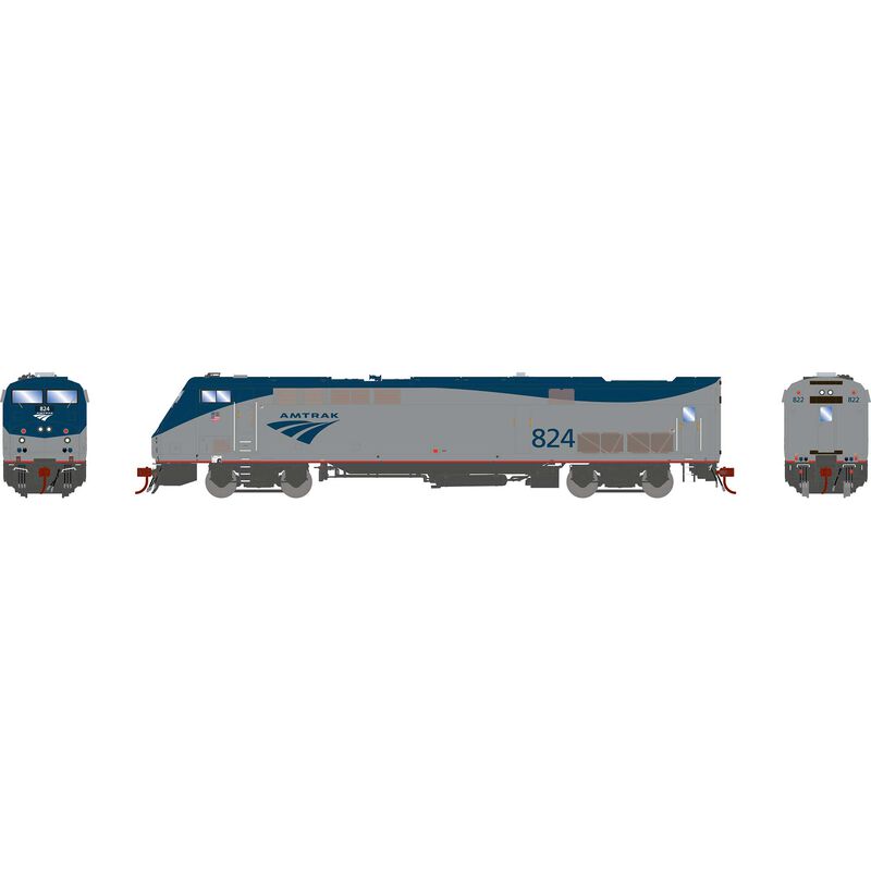 HO P40DC w/DCC & Sound, Amtrak/Phase V #824