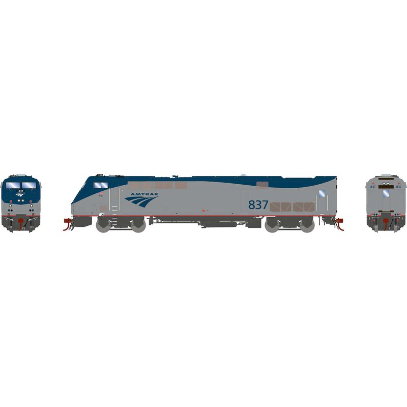 HO P40DC w/DCC & Sound, Amtrak/Phase V #837