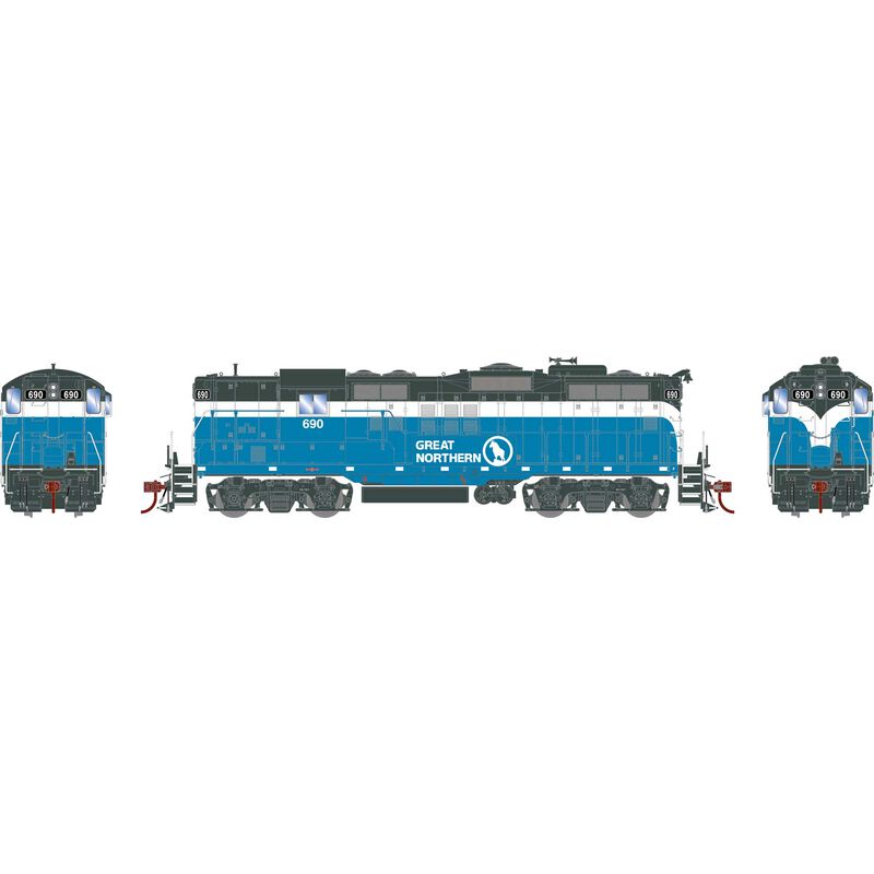 Athearn Genesis HO GP9 w/DCC & Sound, GN #690