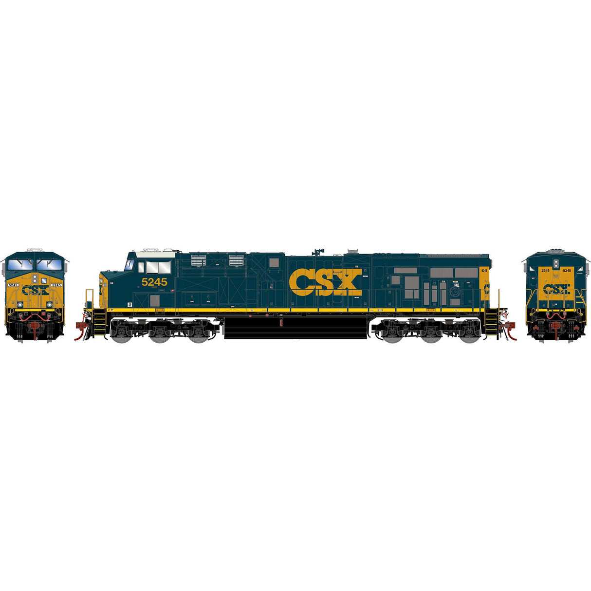 Athearn Genesis HO ES44DC - DC / DCC Ready - CSX/YN3 #5245