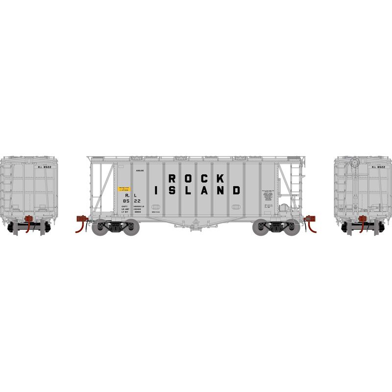 Athearn Genesis HO GATC 2600 Airslide Hopper, RI #8522 - ATHG87482