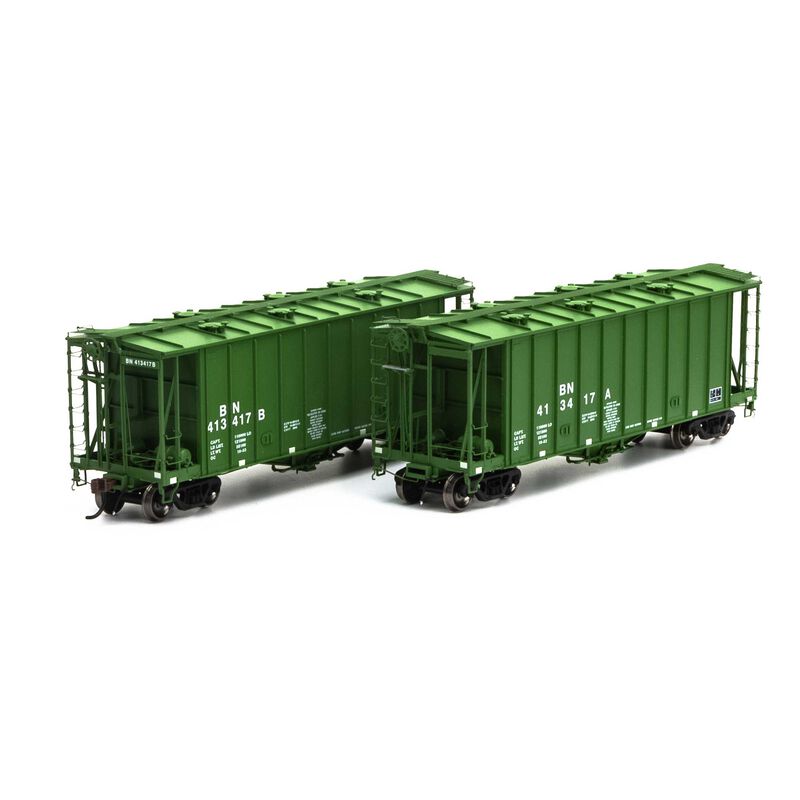 Athearn Genesis HO GATC 2600 Airslide Hopper, BN/Drawbar #2 (2) - ATHG87678