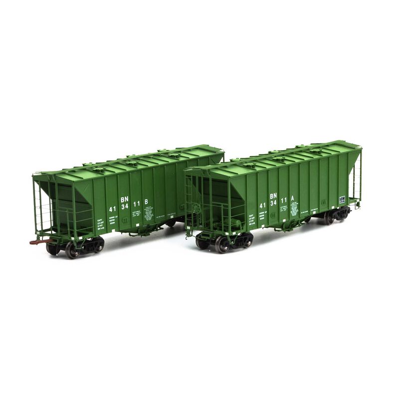 Athearn Genesis HO GATC 2600 Airslide Hopper, BN/Drawbar #3 (2) - ATHG87679