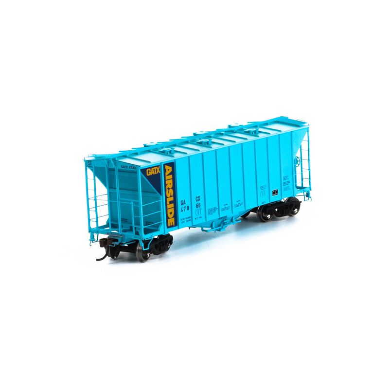 Athearn Genesis HO GATC 2600 Airslide Hopper, GATX #47066 - ATHG87689