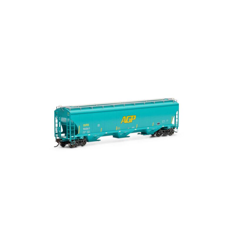 Athearn Genesis HO Trinity 3-Bay Hoppers, DJTX #96061