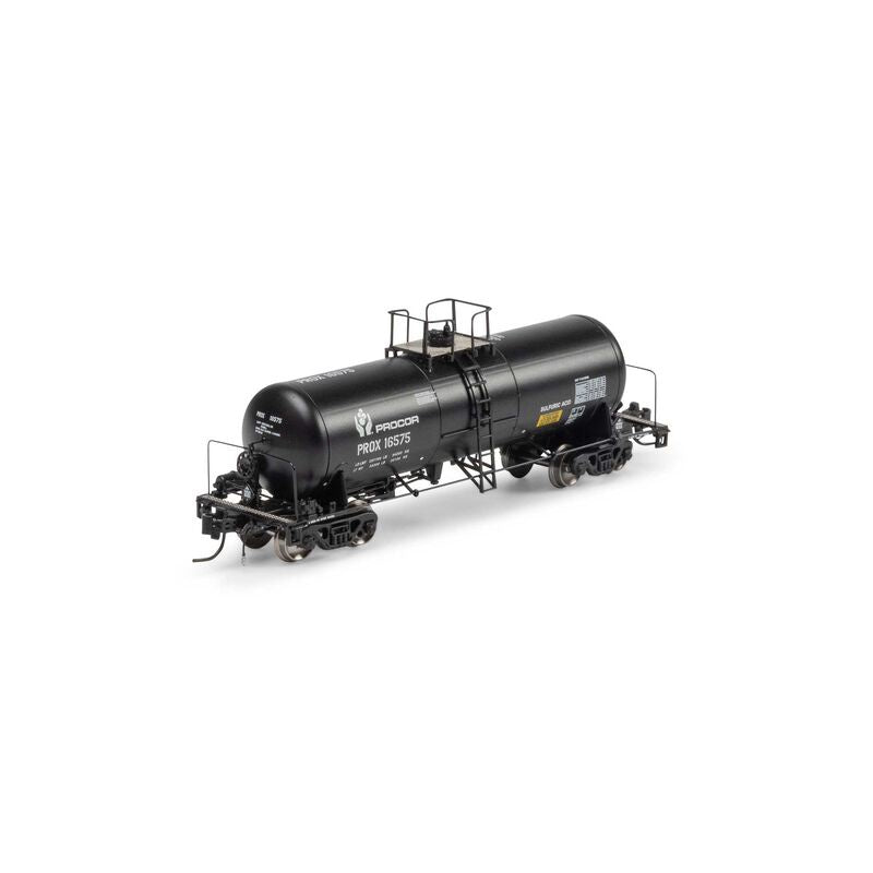 Athearn Genesis N 13,600-Gallon Acid Tank, PROX/Black #16575