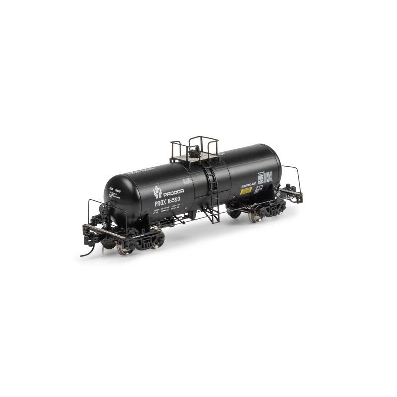 Athearn Genesis N 13,600-Gallon Acid Tank, PROX/Black #16599
