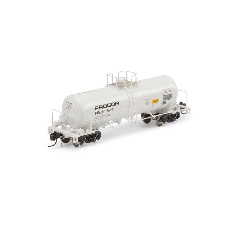 Athearn Genesis N 13,600-Gallon Acid Tank, PROX/White #16526