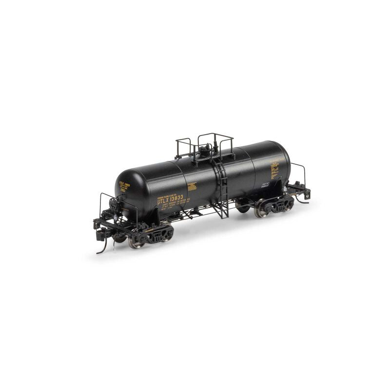 Athearn Genesis N 13,600-Gallon Acid Tank, UTLX/Black #13833