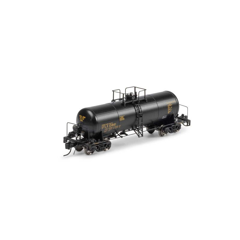 Athearn Genesis N 13,600-Gallon Acid Tank, UTLX/Black #13861