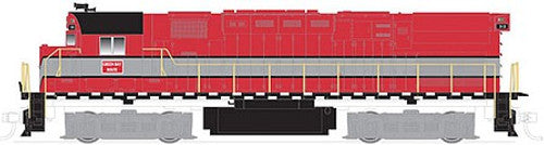 Atlas Alco C424 Phase 2 - LokSound and DCC - Classic Gold -- Green Bay & Western 312 (red, gray, black) - ATL10003293