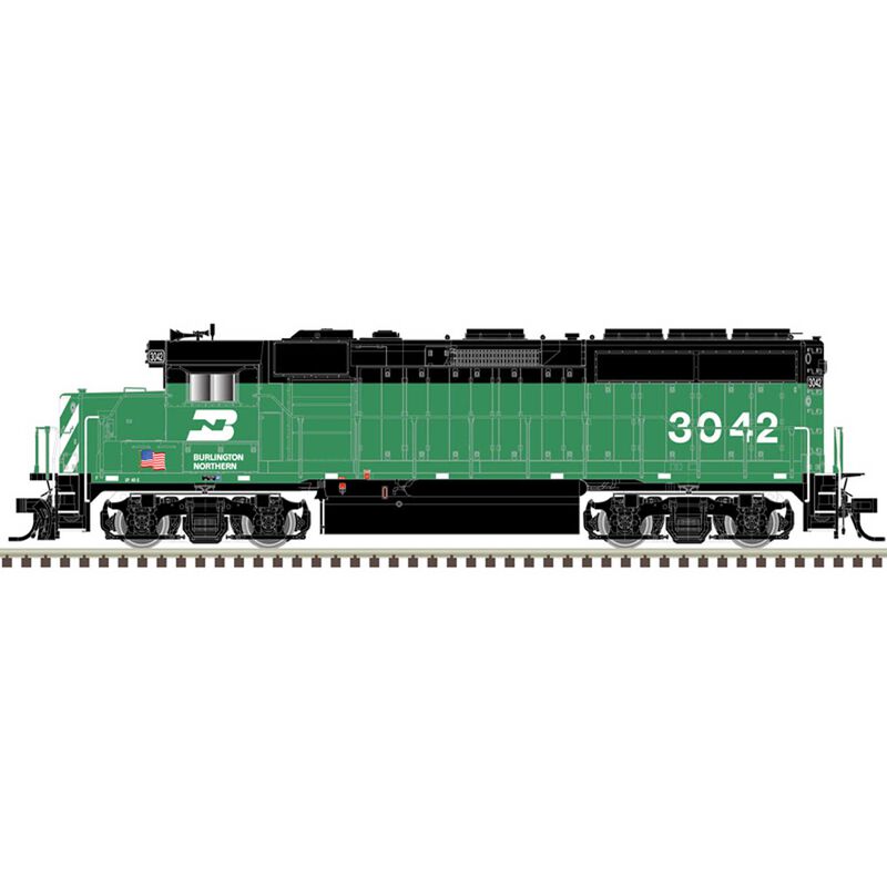 Atlas HO GP40-2 SILVER BN /FLAG #3057 - ATL10003474