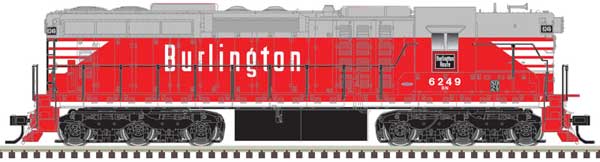 Atlas EMD SD24 High Nose - LokSound and DCC - Master(TM) Gold -- Burlington Northern 6252 (Ex-CB&Q Patch, red, gray, white) - ATL10003755