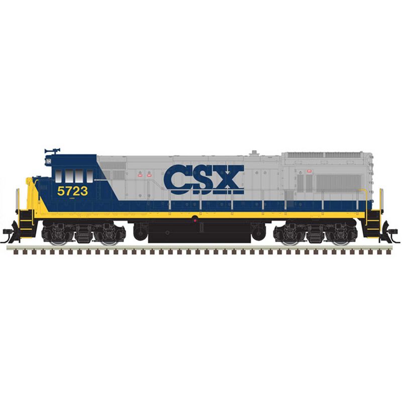 Atlas GE U36B - LokSound and DCC - Master(R) Gold -- CSX 5723 (blue, gray, yellow) - ATL10003804