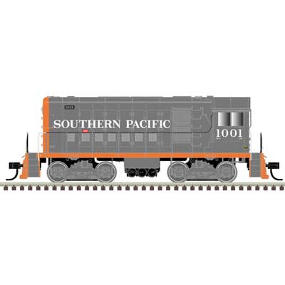 Atlas HO Alco HH600/660 - Standard DC - Master(R) Silver -- Southern Pacific 1001 (gray, red) - ATL10003980