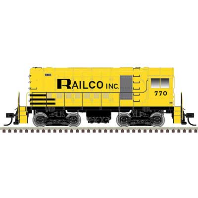 Atlas HO Alco HH600/660 - LokSound and DCC - Master(R) Gold -- Railco 770 (yellow, black) - ATL10003991