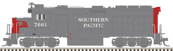 Atlas HO EMD GP40-2 - Sound and DCC - Master(R) Gold -- Southern Pacific #7661 (red, gray)