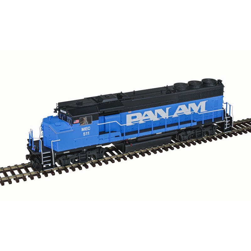 Atlas HO GMD GP40-2W CN Version - Standard DC - Master(R) -- Pan Am Railways 505 (black, blue, Smurf)
