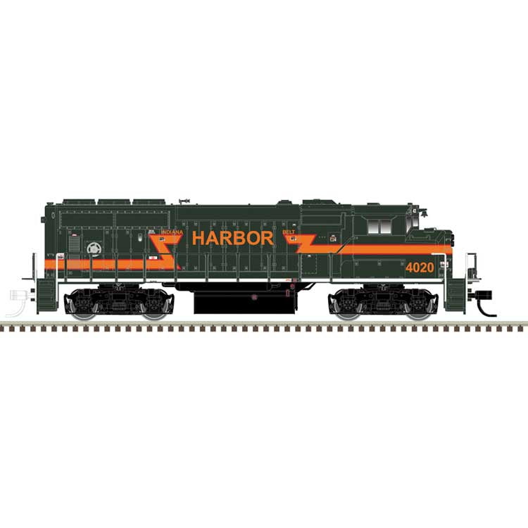 Atlas HO GMD GP40-2W CN Version - ESU LokSound and DCC - Master(R) -- Indiana Harbor Belt (IHB) #4022 (black, orange)