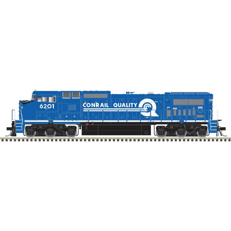 Atlas HO GE Dash 8-40CW - LokSound and DCC - Master(R) Gold -- Conrail #6220 (blue, white, black, Quality Logo)