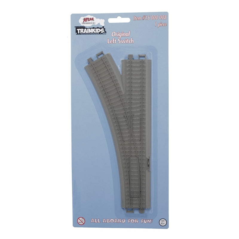 Atlas Trainkids - Manual Turnout (Switch) - Trainkids -- Gray Left - ATL15000008