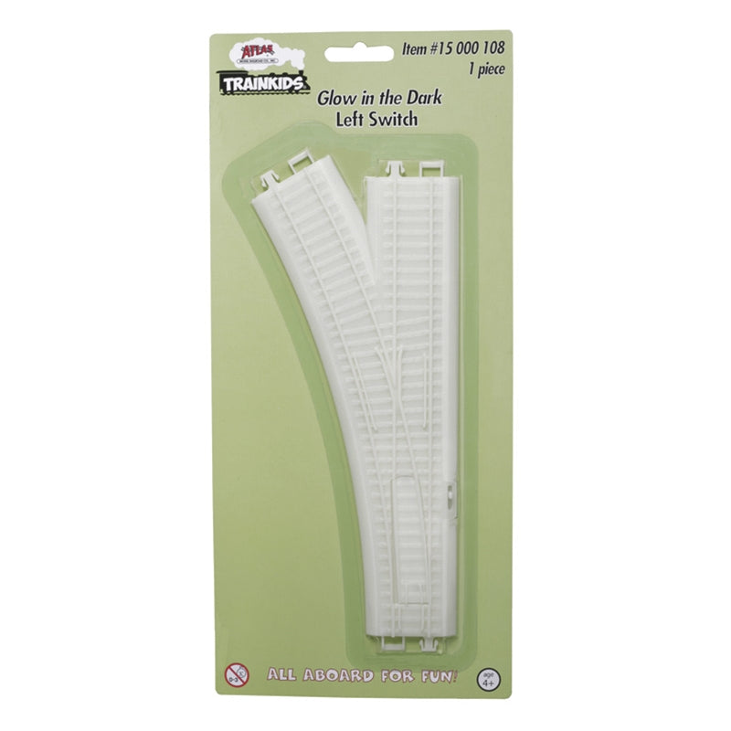 Atlas Trainkids - Manual Turnout (Switch) - Trainkids -- Glow in the Dark Left - ATL15000108