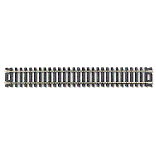 Atlas Code 100 Nickel-Silver Snap Track -- 9" Straight, Black Ties - ATL150