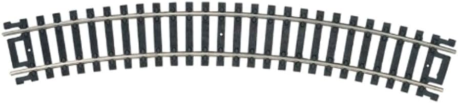 Atlas Code 100 Nickel-Silver Snap Track with Black Ties -- 15" Radius Bulk - ATL151