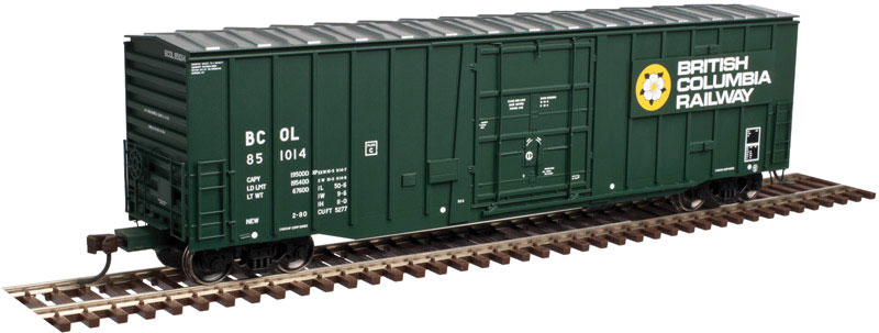 Atlas HO 50' NSC PLUG DOOR BOX CAR BRITISH COLUMBIA RAILWAY #851010 - ATL20004052