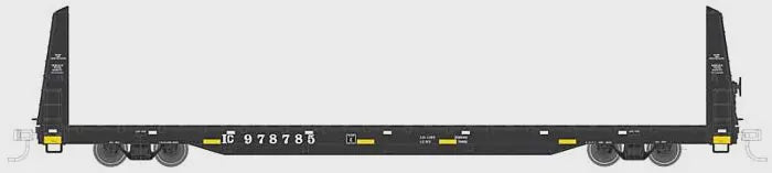 Atlas HO Trainman Bulkhead Flat, IC #978889 - ATL20005074