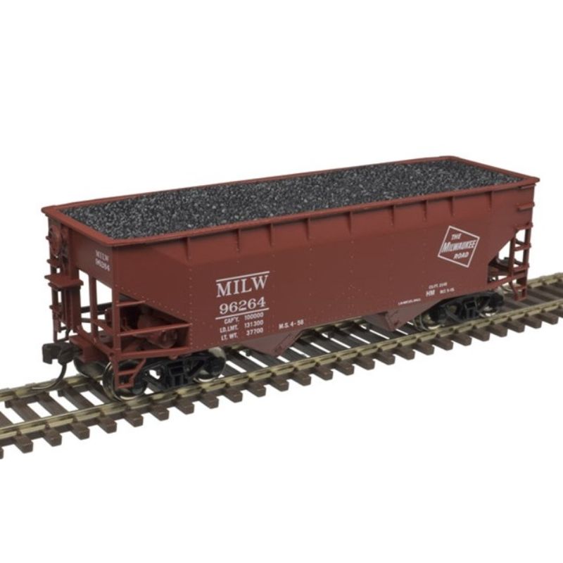 Atlas HO TM 2-BAY OFFSET HOPPER MILWAUKEE ROAD #94264 - ATL20005899