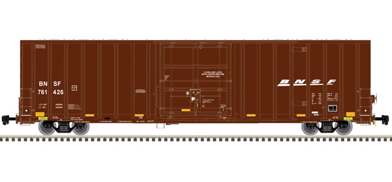 Atlas Gunderson 7538 Plug-Door Boxcar - Ready to Run - Master(R) -- BNSF 761505 (Boxcar Red, white, Wedge Logo) - ATL20005930