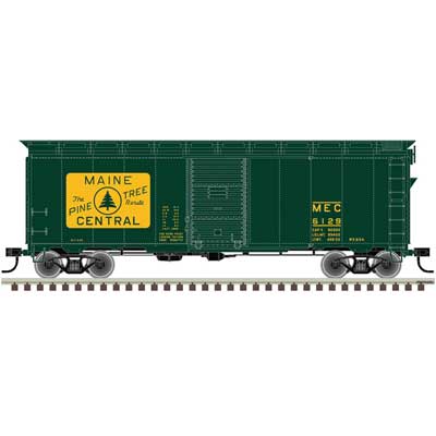 Atlas 1937 AAR 40' Boxcar - Kit -- Maine Central 6129 (green, yellow) - ATL20006243