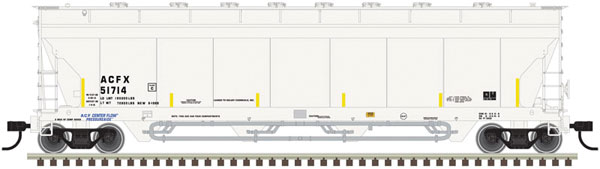 Atlas Pressureaide Centerflow Hopper - Ready to Run - Master(R) -- Solvay Chemicals 51431 (white, black) - ATL20006281