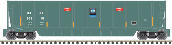Atlas Coalveyor Bathtub Gondola - Ready to Run - Master(R) -- David J. Joseph 30916 (teal, white) - ATL20006691