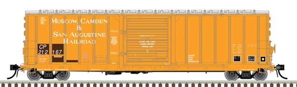 CNCF 5000 50' Boxcar - Ready to Run - Master(R) -- Canadian Pacific #212167 (Ex-MCSA, light orange, white)