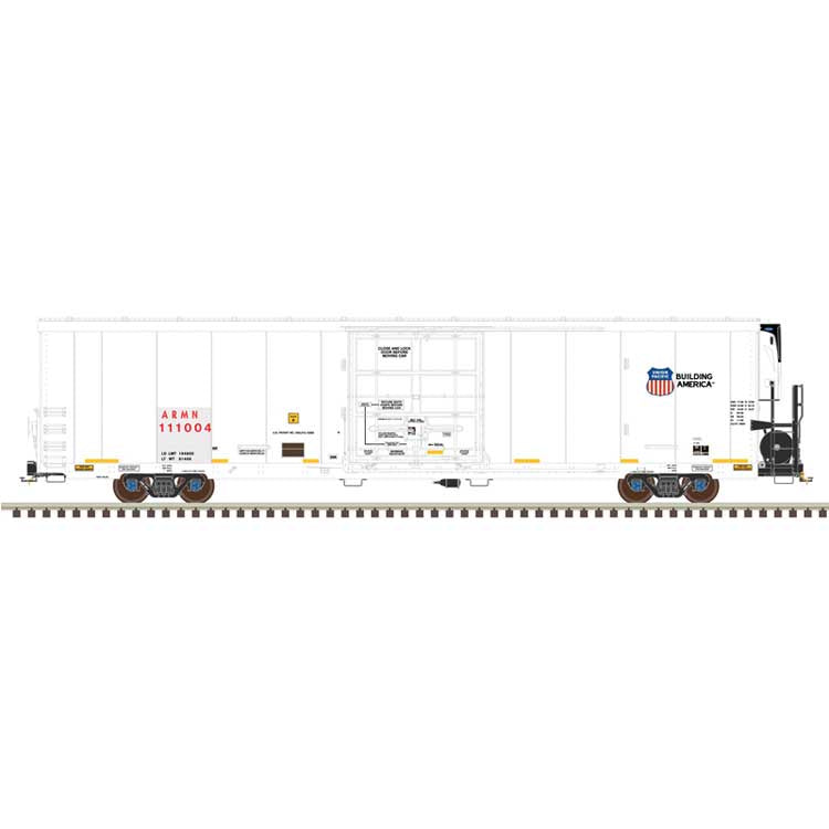 Atlas HO TrinityRail(R) 64' Modern Reefer - Ready to Run -- Union Pacific #111004 (white, black, Low Numbers, red Numbers)