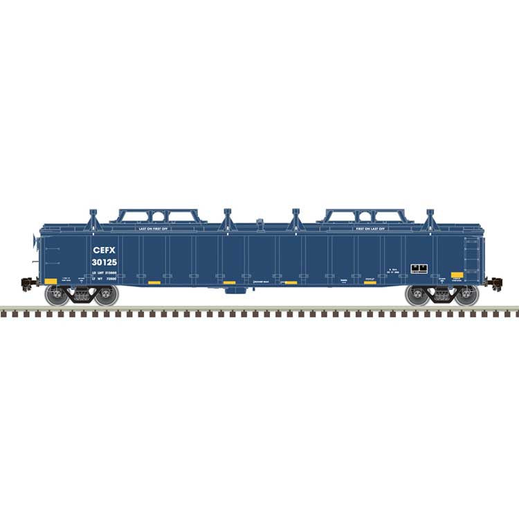 Atlas HO Thrall 2743 Gondola - Ready to Run - Master(R) -- CIT Group CEFX #30276 (blue, white)
