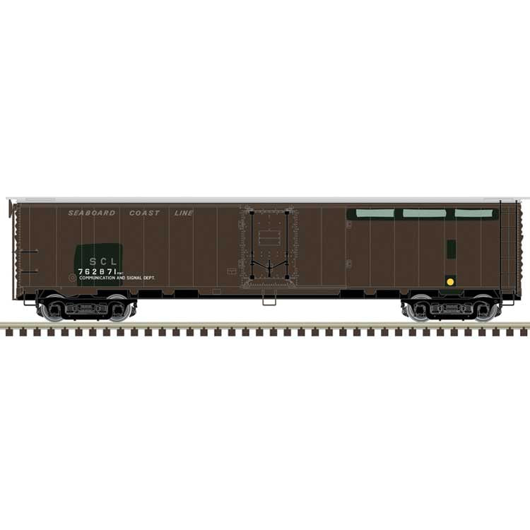 Atlas HO ACF/REA Steel Express Reefer - Ready to Run - Master(R) -- Seaboard Coast Line #762871 (MOW Service, Patched REA green)