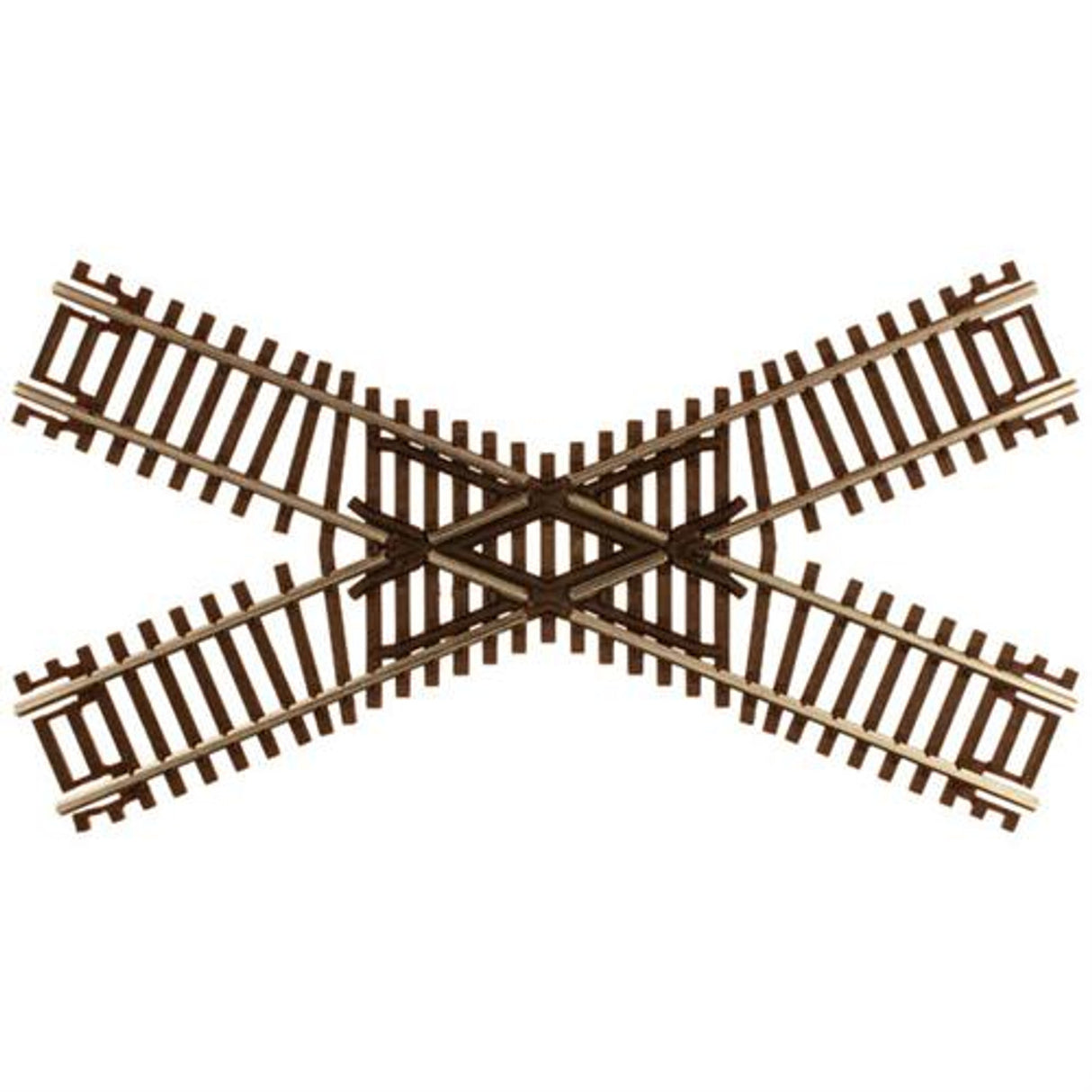 Atlas Code 55 Track w/Nickel-Silver Rail & Brown Ties -- 45-Degree Crossing - ATL2043