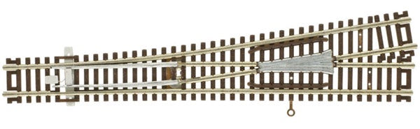 Atlas Z Scale Code 55 #6 Turnout -- Left-Hand - ATL2811