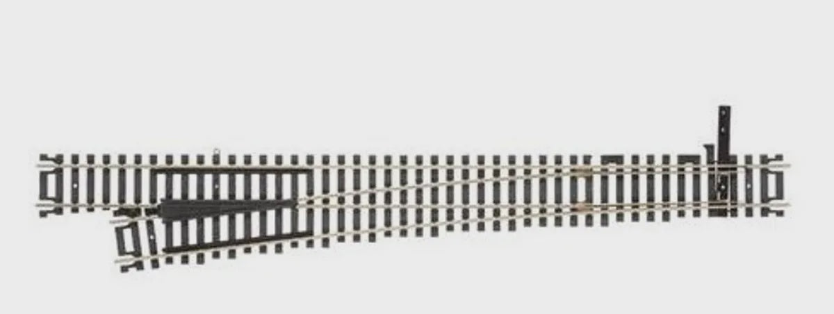 Atlas Code 100 Custom Line(R) Mark IV Turnout -- No. 8, Left Hand - ATL285