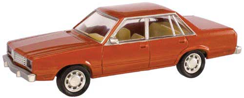 Atlas HO American Automobiles 1978 Ford Fairmont -- Medium Chestnut