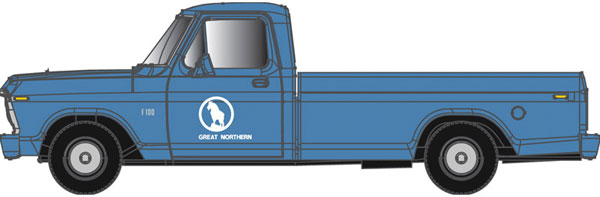 Atlas HO Ford F-100 Pickup Truck Great Northern (Blue) - ATL30000128