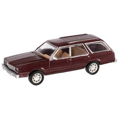 Atlas Master(TM) HO-Scale 1978 Ford(R) Fairmont Station Wagon - Assembled -- Metallic Dark Cordovan
