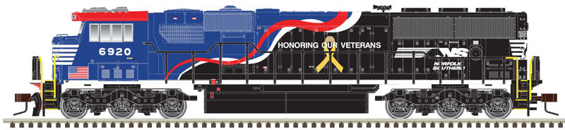 Atlas N SD60E NS w/sound "HONORING OUR VETERANS" #6920